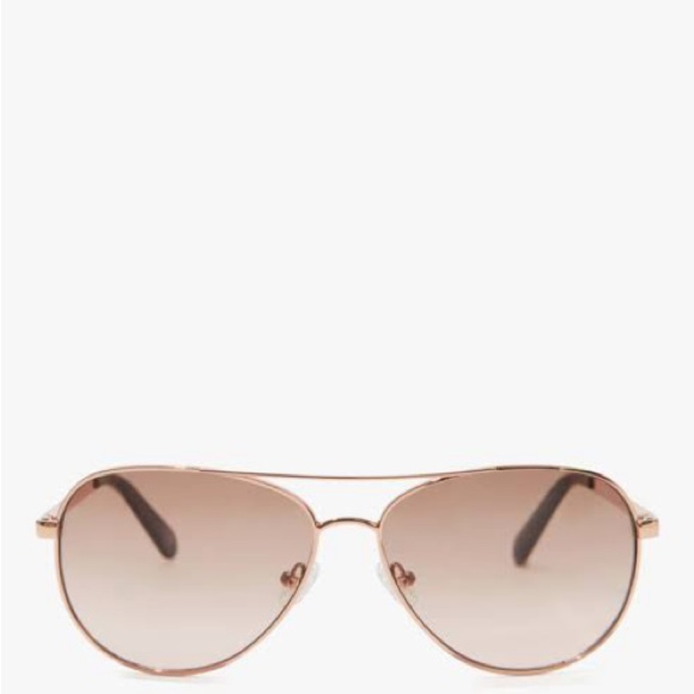 Kate Spade Rose Gold Aviator Sunglasses